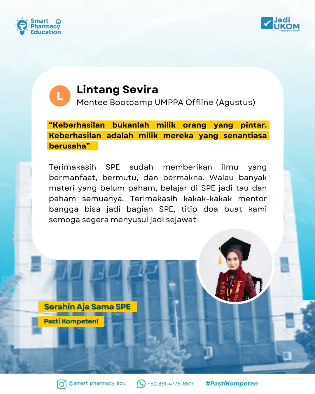 Congratulation juga untuk STFI gang 🥳🙌🙌Selamat menempuh perkuliahan di PSPA yahhSukses terus (2)