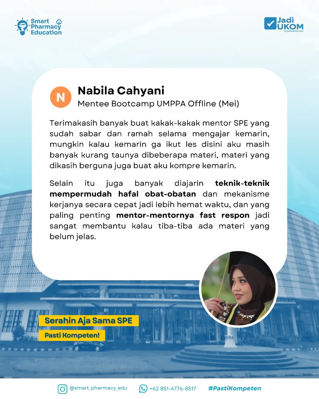 Congratulation untuk mentee SPE yang lolos UNPAD 🥳🤗Semoga lancar yaa kuliahnyaa, terimakasih (1)