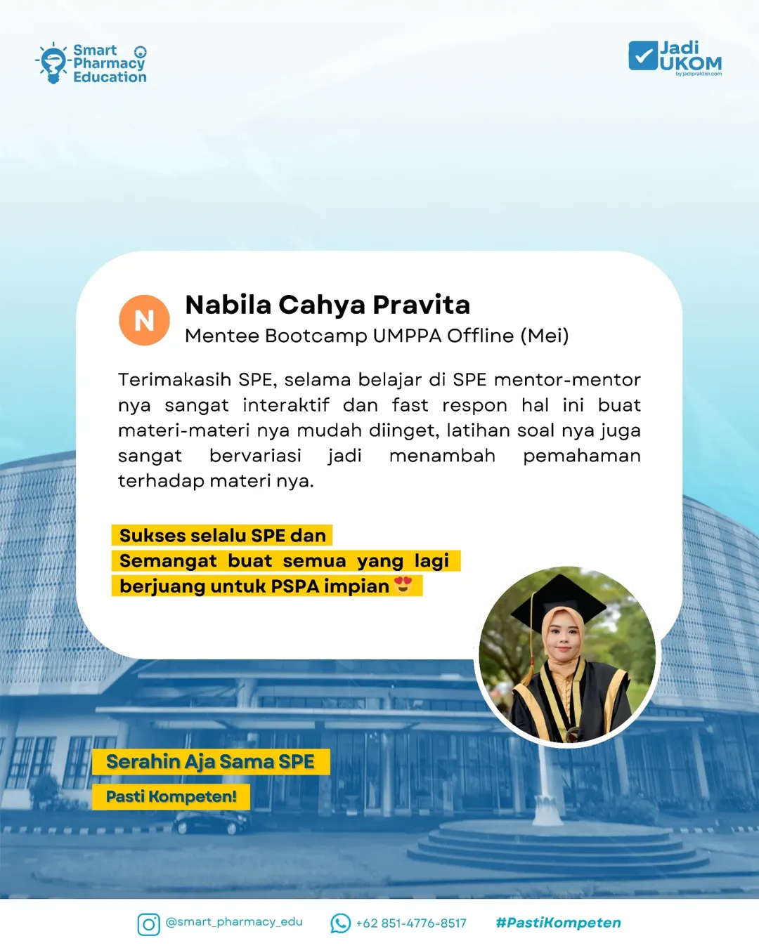 Congratulation untuk mentee SPE yang lolos UNPAD 🥳🤗Semoga lancar yaa kuliahnyaa, terimakasih (3)